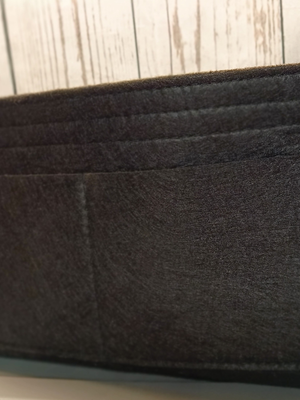 Felt Insert Organizer for Purse, Bag, Diaper, - Black - Picture 2 of 3